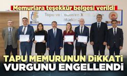 Tapu memurunun dikkati vurgunu engellendi