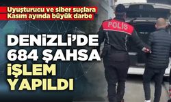 Narkotik ve siber suçlara Kasım ayında büyük darbe: 684 şahsa işlem yapıldı