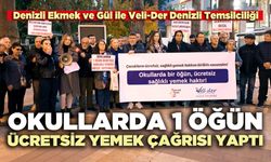Denizli Ekmek ve Gül ile Veli-Der Denizli Temsilciliği: Okullarda 1 öğün ücretsiz yemek çağrısı yaptı