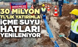 30 Milyon Tl’lik Yatırımla İçme Suyu Hatları Yenileniyor