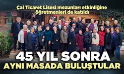45 Yıl sonra aynı masada buluştular
