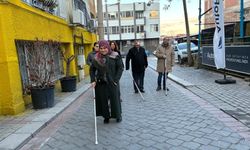 Denizli’de Görme Engellilere Bağımsız Hareket Eğitimi