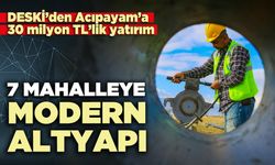7 Mahalleye modern altyapı