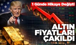 Altın Fiyatları Çakılldı
