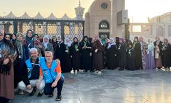 Denizlili kadın umreciler Ravza’daki dualarla buluştu