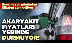 Akaryakıt fiyatları yerinde durmuyor!