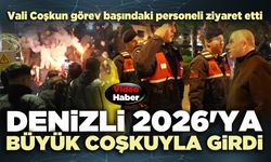 Denizli 2026'ya büyük coşkuyla girdi