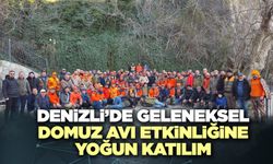 Denizli’de Geleneksel Domuz Avı Etkinliğine Yoğun Katılım