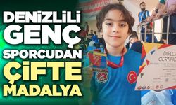 Denizlili Genç Sporcudan Çifte Madalya