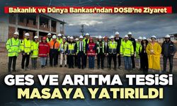 GES ve arıtma tesisi masaya yatırıldı