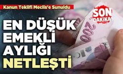 En düşük emekli aylığı netleşti, Kanun Teklifi Meclis'e sunuldu