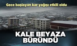 Kale beyaza büründü