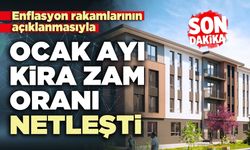 Ocak ayı kira zam oranı netleşti