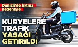 Kuryelere trafik yasağı getirildi