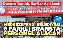 Merkezefendi Belediyesi 6 Farklı Branşta Personel Alacak