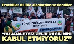 Tüm Emeklilerin Sendikası: “Bu adaletsiz gelir dağılımını kabul etmiyoruz”