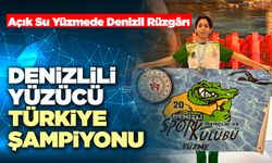 Denizlili Yüzücü Türkiye Şampiyonu