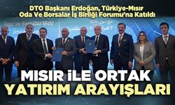 Mısır ile ortak yatırım arayışları