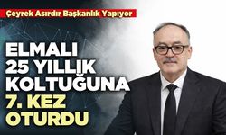 Elmalı 25 yıllık koltuğuna 7. kez oturdu