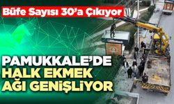 Pamukkale’de Halk Ekmek Ağı Genişliyor