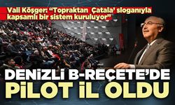 Denizli B-Reçete’de pilot il oldu