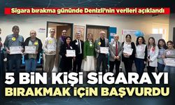 5 Bin kişi sigarayı bırakmak için başvurdu