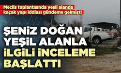 Şeniz Doğan yeşil alanla ilgili inceleme başlattı