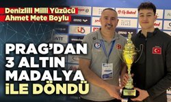 Ahmet Mete Boylu Prag’dan 3 altın madalya ile döndü
