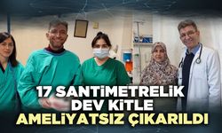 PAÜ Hastanelerinde 17 santimetrelik dev kitle ameliyatsız çıkarıldı