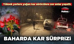 Baharda kar sürprizi