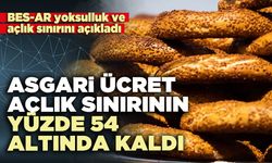 BES-AR açıkladı: Asgari ücret açlık sınırının yüzde 54 altında kaldı