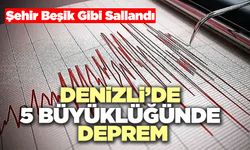 Denizli’de 5,1 Büyüklüğünde Deprem