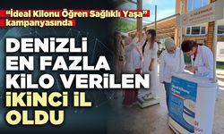 Denizli en fazla kilo verilen ikinci il oldu