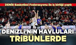 Denizli’nin havluları tribünlerinde