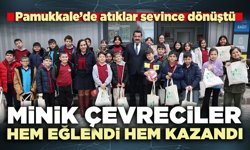 Minik çevreciler hem eğlendi hem kazandı