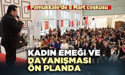 Pamukkale’de 8 Mart coşkusu: Kadın emeği ve dayanışması ön planda