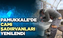 Pamukkale’de Cami Şadırvanları Yenilendi