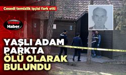 Yaşlı adam parkta ölü olarak bulundu
