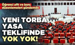Yeni torba yasa teklifinde yok yok!
