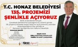 Honaz Belediyesi Açılış Programı Popup İlanı 17 Mart 2026