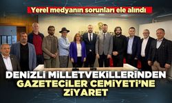 Denizli milletvekillerinden Gazeteciler Cemiyeti’ne ziyaret