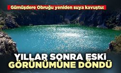 Yıllar sonra eski görünümüne döndü