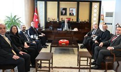 DOSB yeni yönetimi Vali Köşger’e ziyarette bulundu