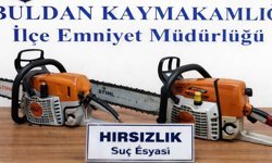 Hırsızlar polisten kaçamadı