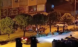 Kale’de seyir halindeki araç alev alev yandı