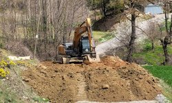 Çameli’nde yollar asfalt için hazırlanıyor