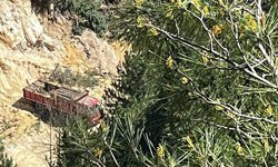 Buldan’da maden sahasında ağaç kesimi başladı