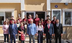 Azerbaycanlı öğrencilerden Çameli’ne kardeşlik ziyareti