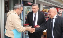 DESOB Başkanı Erbeği esnafı ziyaret etti