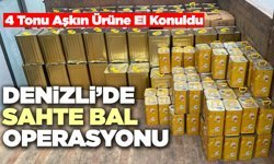Denizli’de Sahte Bal Operasyonu 4 Tonu Aşkın Ürüne El Konuldu